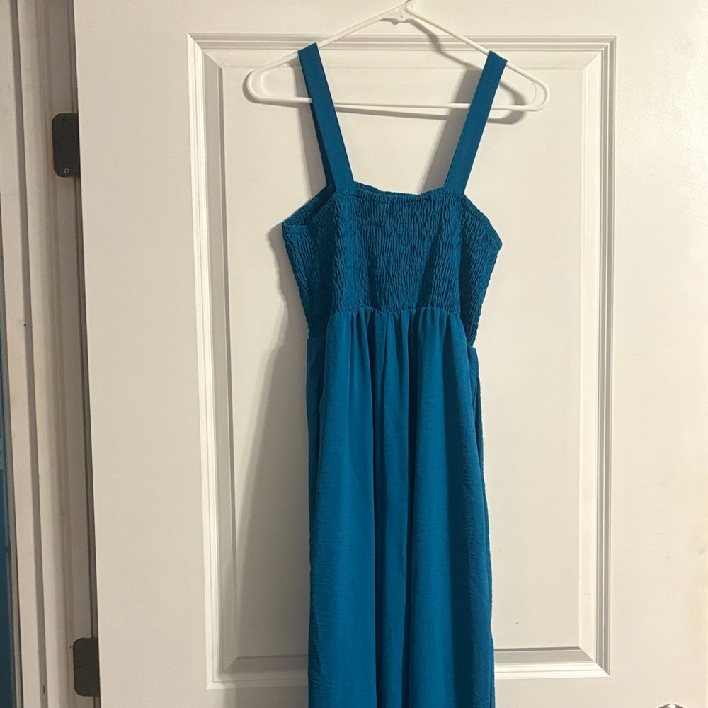 SHEIN Blue Sleeveless romper